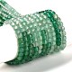 natürliche grüne Onyx Achat Perlen Stränge(G-Q002-C02-01)-1