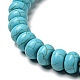 Synthetic Turquoise Beads Strand(TURQ-G109-10x6mm-06)-4