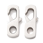 304 Stainless Steel Lobster Claw Clasps, Stainless Steel Color, 26x11.5x4.5mm, Hole: 5mm(STAS-A151-03P)