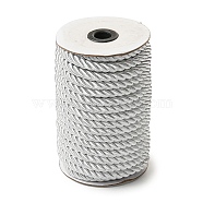 Nylon Thread, for Home Decorate, Upholstery, Curtain Tieback, Honor Cord, Pale Goldenrod, 8mm, 20m/roll(X-NWIR-E027-14A-13)