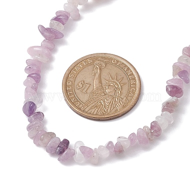Natural Lilac Jade Chip Beaded Necklace(NJEW-JN04615-04)-3