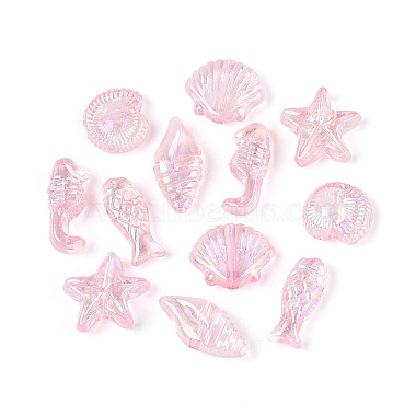 transparente Acrylperlen mit Ozeanmotiv(TACR-T028-69A)-2