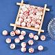 Floral Printed Porcelain Beads(PORC-Q202-12mm-1)-5