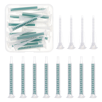 BENECREAT Plastic Dispensing Needles, Mixed Color, 30pcs/box