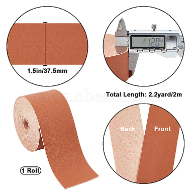 2M Flat Microfiber Imitation Leather Cord(FIND-WH0420-75C-04)-2
