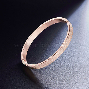 Simple Elegant Stainless Steel Bangle(JB264A)-3