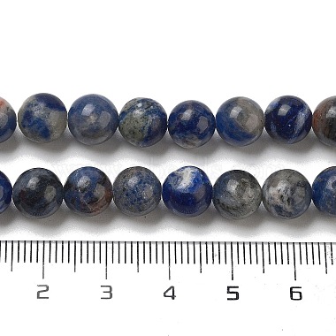 sodalites naturelles brins de perles(GSR8mmC013-1)-4