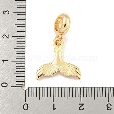 ラックメッキ合金エナメルフィッシュテールヨーロピアンダングルチャーム(FIND-B034-49G-03)-3