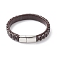 Leather Braided Cord Bracelets(BJEW-E345-15C-P)-1