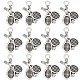 100Pcs Tibetan Style Zinc Alloy Pendants(FIND-SC0007-46)-1