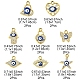 16Pcs 8 Styles UV Plating Alloy Enamel Pendants(FIND-FS0002-74)-4