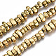 Electroplate Non-magnetic Synthetic Hematite Beads Strands(G-T114-93G)-1