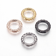 304 Stainless Steel Spring Gate Rings, O Rings, Mixed Color, 18x3.5mm, Inner Diameter: 12mm(STAS-P217-13-01)