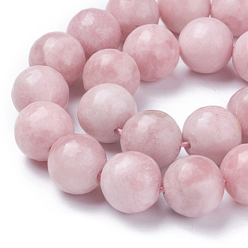 Natural Pink Opal Beads Strands, Grade AB, Round, 10mm, Hole: 1mm, about 38pcs/strand, 14.9 inch(38cm)