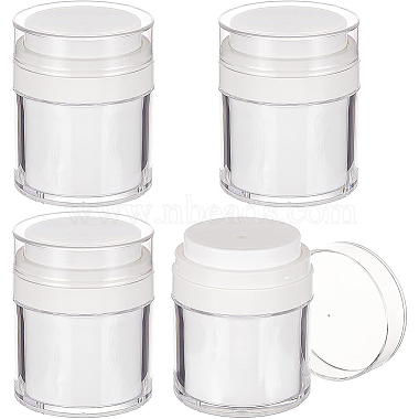 White Plastic Cream Jar