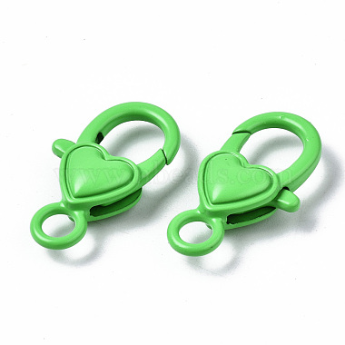 Spray Painted Eco-Friendly Alloy Lobster Claw Clasps(X-PALLOY-T080-04-NR)-3