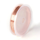 Fil de cuivre rond pour la fabrication de bijoux(CWIR-L003-01RG)-1