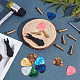 ABS Plastic Guitar Picks and Guitar String Pins Sets(AJEW-FG0001-82)-5