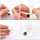 Flat Round with Letter Alloy Enamel Wine Glass Charms(AJEW-PH01515)-3