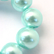 Baking Painted Pearlized Glass Pearl Round Beads Strands(X-HY-Q003-10mm-45)-3