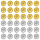 dicosmétique 600pcs 2 couleurs perles en alliage de style tibétain(FIND-DC0002-54)-1