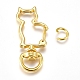 Alloy Swivel Lobster Clasps(X-KEYC-WH0016-38G)-1