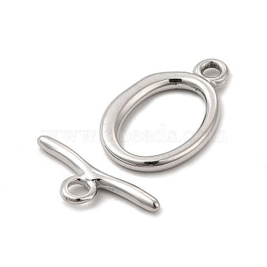 Non-Tarnish 304 Stainless Steel Toggle Clasps(STAS-F290-05P)-2