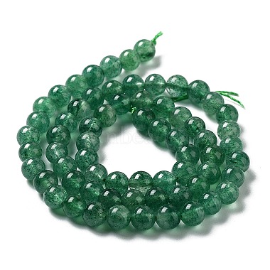 Natural Green Strawberry Quartz Beads Strands(G-F756-A01-01)-3