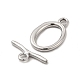 Non-Tarnish 304 Stainless Steel Toggle Clasps(STAS-F290-05P)-2