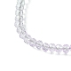 Faceted Rondelle Glass Beaded Necklace for Women(NJEW-M208-01L)-4