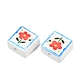 Printed Handmade Porcelain Beads(PORC-G016-04B)-3