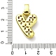 Brass Micro Pave Clear Cubic Zirconia Pendants(KK-M279-01G-Y)-3