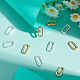 10Pcs 2 Colors Brass Spring Gate Rings(KK-BBC0018-26B)-3