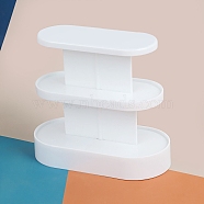 Plastic Shelf Miniature Ornaments, Micro Landscape Dollhouse Accessories, White, 130x50x115mm(PW-WG42E3D-02)