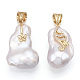 pendentifs perle keshi perle baroque naturelle(PEAR-N020-J26)-3