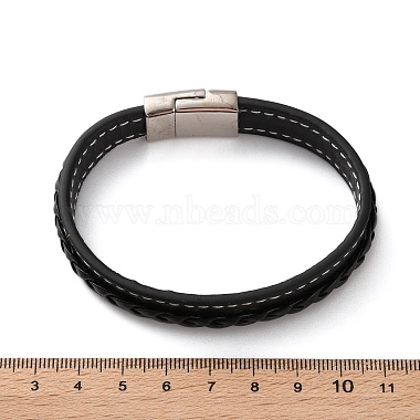 Kunstleder Kabel Armbänder(X-BJEW-N0011-029B)-2