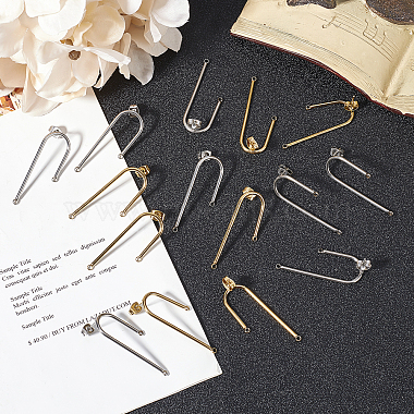 304 Stainless Steel Stud Earring Findings(STAS-UN0015-53)-4