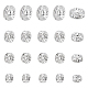 40Pcs 4 Style 316 Surgical Stainless Steel Spacer Beads(RB-UN0001-07)-1