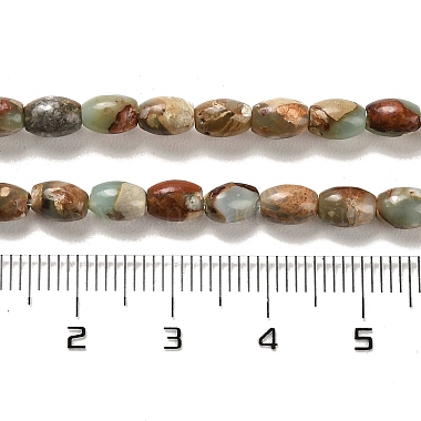 perles de jaspe naturel aqua terra(G-F765-I01-01)-5