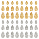 Elite 48Pcs 6 Styles Brass Hollow Spacer Beads(KK-PH0006-25)-1