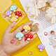 Mushroom Silicone Knitting Needle Point Protectors(DIY-DC0002-46)-3