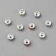 Brass Grade A Rhinestone Spacer Beads(RSB034NF)-7