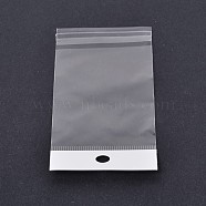 Rectangle OPP Clear Plastic Bags, Clear, 12x8cm, about 100pcs/bag(OPC-O002-8x12cm)
