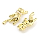 Alloy Connector Charms with ABS Plastic Imitation Pearl(FIND-G062-08G)-2