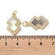 Brass Micro Pave Cubic Zirconia Pendants(KK-B083-19G-01)-3