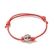Ensemble de bracelets en cordon perlé arbre de vie en alliage 2pcs 2 couleurs(BJEW-JB08113-01)-4