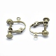 Brass Screw On Clip-on Earring Findings(KK-L164-01AB-NF)-3