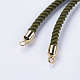 Création de bracelets à cordon torsadé en nylon(X-MAK-F018-15G-RS)-5