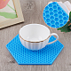 4Pcs 4 Colors Honeycomb Pattern Silicone Hot Pads(AJEW-GF0008-33B)-4