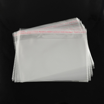 OPP Cellophane Bags, Rectangle, Clear, 31x32cm, Unilateral Thickness: 0.035mm, Inner Measure: 27x31cm